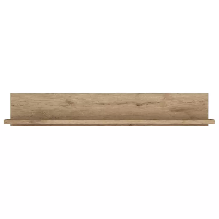 Seinähylly, Pähkinä, 100% Melamiinipinnoitettu Lastulevy, 18 mm, 90x15x14,8 cm, Helppo Asennus - Seinähyllyt - 8683742031574 - 1