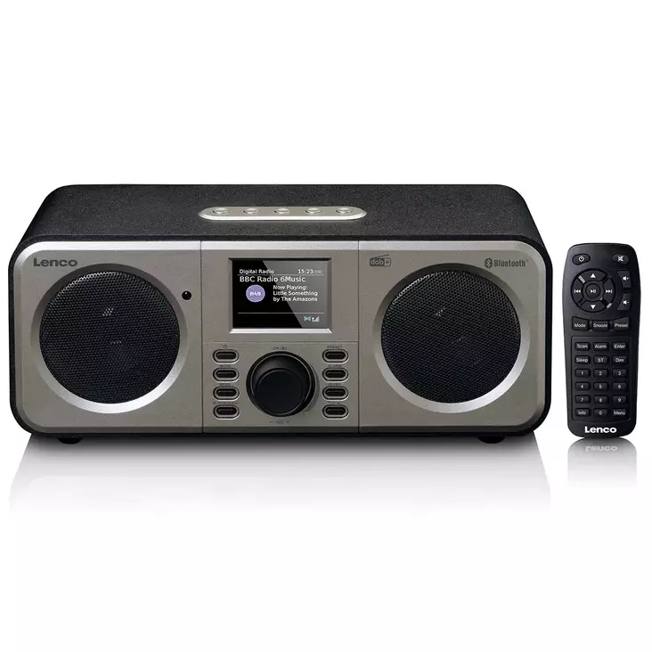 Stereo DAB+ FM-radio Bluetooth®:llä Musta - Radiot ja MP3/4-soittimet - 8711902043034 - 1