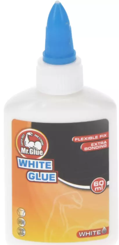 Valkoinen liima, 60 ml - Työpöydän tarvikkeet - 8720573493574 - 1