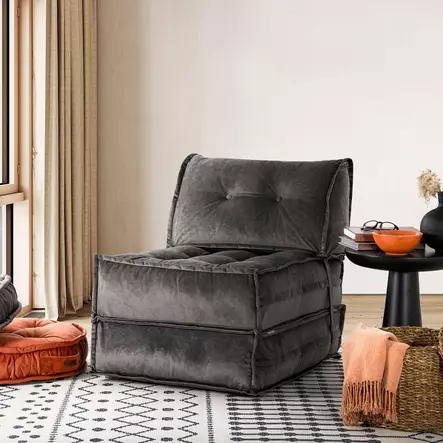 1-istuttava vuodesohva, antrasiitti, 65 cm leveä, mukava, monikäyttöinen - Sohvat - 8684282697275 - 2