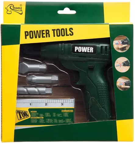 Akkuporakone paristokäyttöinen - Lasten työkalut ja ammattilelut - 6410412962805 - 2