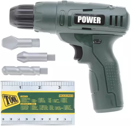 Akkuporakone paristokäyttöinen - Lasten työkalut ja ammattilelut - 6410412962805 - 1