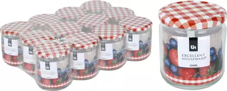 Lasipurkki kannella 350ml - Ruoan pakastus ja säilöntä - 8719202043075 - 1