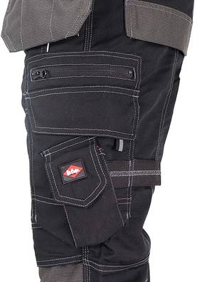 Lee Cooper Workwear Holster Pocket Cargo Miesten työhousut LCPNT224, musta/harmaa 30 - Suojavarusteet - 19-19-TN-221925 - 2