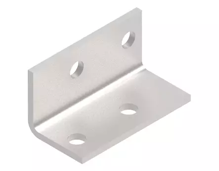 Naulauskulma Kuumasinkitty 20 x 20 x 40mm - Naulauslevyt ja kulmaraudat - 4741280714015 - 1