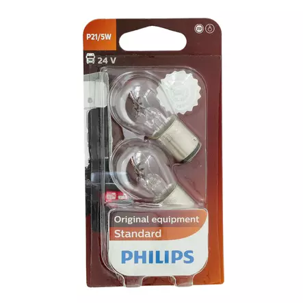 Polttimopari 24V 21/8w p21/5w Philips - Ajovalot ja polttimot - 8711500404565 - 1