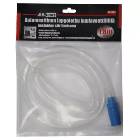 Automaattinen lappoletku 12 mm x 1,80 m - Imupumput - 6430032155685 - 1