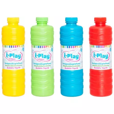 Kuplispullo 1L Play tÃ¤yttÃ¶pullo - Saippuakuplat - 6410413168305 - 1