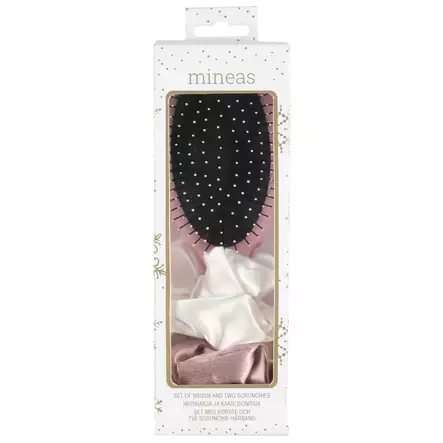 Lahjapakkaus harja ja 2 hiusdonitsia - Hiustenhoito - 6410416289885 - 1