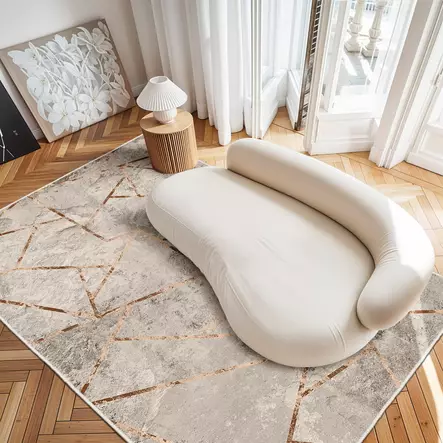 Monivärinen 120x180 cm 100% Polyesteri Matto - Antibakteerinen, Konepestävä, 3D Digitaalinen Painatus, Liukumaton - Suuret ja keskikokoiset matot - 8682870072015 - 2