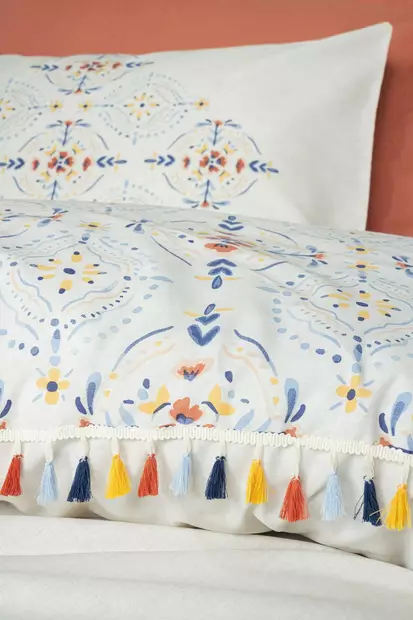 Ranforce parivuoteen pussilakanasetti, tiilenpunainen, 200 x 220 cm, pehmeä, kestävä - Lakanat ja tyynyliinat - 8684283402625 - 1