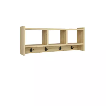 Safiirinsininen Seinähylly - 100% Melamiinipinnoitettu Lastulevy, 18mm, 75,6x35x22cm, Max 4kg, Monikäyttöinen - Hyllyt ja naulakot - 8683342169295 - 1