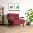 1-istuttava vuodesohva, kastanjanruskea, 175 cm leveä, kestävä, mukava - - 19-19-8683342998765 - 2