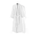 100% Puuvillainen Kylpytakki, Valkoinen, 240 gr/m², Koko M - Ylellinen ja Mukava Loungewear Valinta - Pyyhkeet ja kylpytakit - 8681875945065 - 1