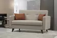 2-istuttava vuodesohva, beige, 151 cm leveä, mukava, monikäyttöinen -  - 19-19-8683742755395 - 3