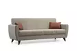 3-istuttava vuodesohva, beige, 207 cm leveä, kestävä, monikäyttöinen - Vuodesohvat - 8683742755555 - 5