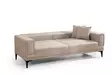 3-istuttava vuodesohva, vaaleanruskea, 230 cm x 95 cm x 77 cm, kestävä, monikäyttöinen - Vuodesohvat - 8684282484905 - 9