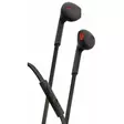 4-OK kuulokkeet metal series mic + vol 3.5mm musta - Nappikuulokkeet - 8428728095795 - 1