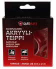 Akryyliteippi 2-puoleinen 25mm - Rakennusteipit - 6418536023815 - 2