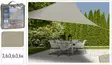 Aurinkokatos kolmio 3,6 x 3,6 x 3,6 m - Aurinkovarjot ja markiisit - 8719987805905 - 2