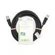 BNC-Videokaapeli | BNC uros | BNC uros | Niklattu | 75 Ohm | 5.00 m | Pyöreä | PVC | Musta | Label - Nedis tuotteet - 5412810426485 - 66