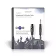 Balansoimaton Audiojohto | XLR 3-Pin naaras | 6.35 mm uros | Niklattu | 10.0 m | Pyöreä | PVC | Tummanharmaa | Pakkaus - Audiokaapelit - 5412810295425 - 66