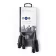 Balansoitu Audiojohto | 2x XLR 3-Pin uros | 2x XLR 3-Pin naaras | Niklattu | 0.50 m | Pyöreä | PVC | Tummanharmaa | Pahvikotelo - Audiokaapelit - 5412810295685 - 66