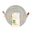 CAT6 Verkkokaapeli | RJ45 uros | RJ45 uros | SF/UTP | 15.0 m | Pyöreä | PVC | Harmaa | Label - Tietokone ja verkko - 5412810428205 - 66
