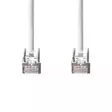 CAT6a verkkokaapeli | SF/UTP | RJ45 uros | RJ45 uros | 7.50 m | Pyöreä | PVC | Valkoinen | Panta - Tietokone ja verkko - 5412810325245 - 10