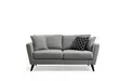 2-istuttava sohva, harmaa, 170 cm, mukava, tyylikäs, helppohoitoinen - Sohvat - 8681875774375 - 3