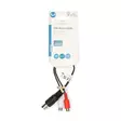 DIN Audiokaapeli | DIN 5-Pin uros | 2x RCA Naaras | Niklattu | 0.20 m | Pyöreä | PVC | Musta | Label - Audiokaapelit - 5412810419845 - 66