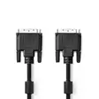 DVI-kaapeli | DVI-D 24+1-Pin Uros | DVI-D 24+1-Pin Uros | 2560x1600 | Niklattu | 3.00 m | Suora | PVC | Musta | Kirjekuori - Tietokone ja verkko - 5412810327805 - 1