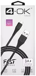 Datakaapeli USB-C 3A 1m, 4-OK - USB-C -kaapelit - 8428728108785 - 1