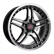GT Black Polished Chrome Rivets 8x18 - 18-tuumaiset - BARB01045 - 1