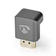 HDMI -sovitin | HDMI liitin / HDMI uros | HDMI Ulostulo | Kullattu | Kulma, 270 ° | Alumiini | Gun Metal Harmaa | 1 kpl | Laatikko kannella ja ikkunalla - Videoliittimet ja plugit - 5412810333585 - 41