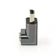 HDMI -sovitin | HDMI liitin / HDMI uros | HDMI Ulostulo | Kullattu | Kulma, 270 ° | Alumiini | Gun Metal Harmaa | 1 kpl | Laatikko kannella ja ikkunalla - Videoliittimet ja plugit - 5412810333585 - 15