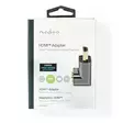 HDMI -sovitin | HDMI liitin / HDMI uros | HDMI Ulostulo | Kullattu | Kulma, 270 ° | Alumiini | Gun Metal Harmaa | 1 kpl | Laatikko kannella ja ikkunalla - Videoliittimet ja plugit - 5412810333585 - 66