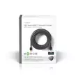 High Speed HDMI Kaapeli Ethernet | HDMI liitin | HDMI liitin | 4K@30Hz | ARC | 10.2 Gbps | 15.0 m | Pyöreä | PVC | Antrasiitti | Laatikko - HDMI-kaapelit - 5412810264445 - 66