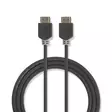 High Speed HDMI Kaapeli Ethernet | HDMI liitin | HDMI liitin | 4K@30Hz | ARC | 10.2 Gbps | 15.0 m | Pyöreä | PVC | Antrasiitti | Laatikko - HDMI-kaapelit - 5412810264445 - 1
