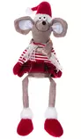 Hiiri istuva 64 cm Winteria - Joulukoristeet ja -tekstiilit - 6410416077215 - 2