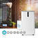 SmartLife 3-in-1 Ilmastointilaite | Wi-Fi | 12000 BTU | 100 m³ | Kosteudenpoisto | Android / IOS | 3 nopeusasetusta | 65 dB | Valkoinen - Tuulettimet ja ilmastointilaitteet - 5412810322855 - 2