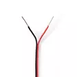 Kaiutinkaapeli | 2 x 0.35 mm² | CCA | 100 m | Pyöreä | PVC | Musta / Punainen | Kääre - Audiokaapelit - 5412810312405 - 1