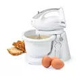 Käsivatkain | 200 W | 5 nopeusasetusta | Turbo-ominaisuus | Kääntäminen Bowl / 2 taikinakoukkua / 2 vatkainta | Harmaa / Valkoinen - Tehosekoittimet ja vatkaimet - 5412810330225 - 50