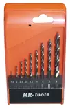Kierukkaporasarja 9-os. HSS M2, DIN 338 - Metalliporanterät - 6430074694135 - 2