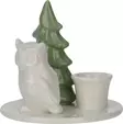 Kynttilän pidike 8cm Puu ja eläin - Kynttilät ja lyhdyt - 8720573583725 - 3