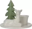 Kynttilän pidike 8cm Puu ja eläin - Kynttilät ja lyhdyt - 8720573583725 - 1