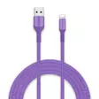 Latauskaapeli USB A - LIGHTNING lila - Lightning-kaapelit - 6438151019895 - 1