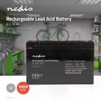 Lyijyakku | Lead-Acid | Ladattava | 6 V | 10000 mAh - Auton akut ja pienakut - 5412810284115 - 5