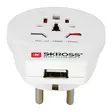 Matka-adapteri Maailma-Eurooppa USB Maadoitettu - - 19-19-7640166320005 - 130