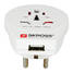 Matka-adapteri Maailma-Eurooppa USB Maadoitettu -  - 19-19-7640166320005 - 8